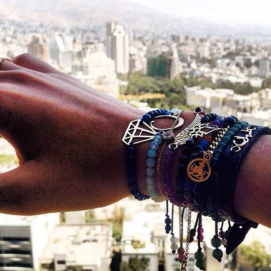 دستبند طلا الماس