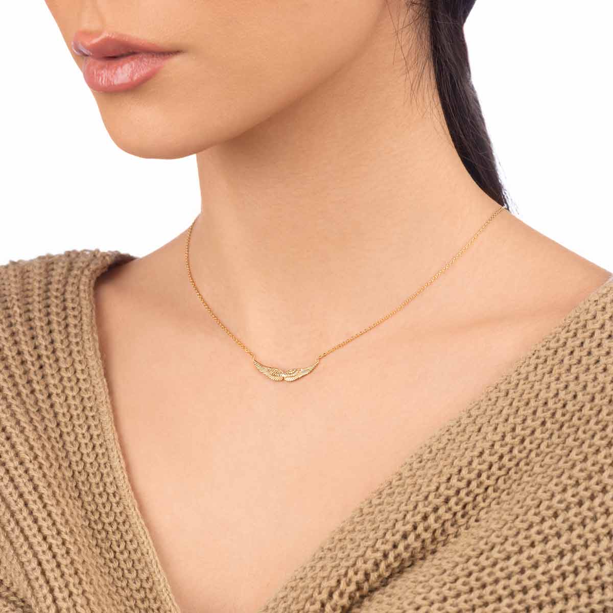گردنبند طلا بال فرشته کوچک