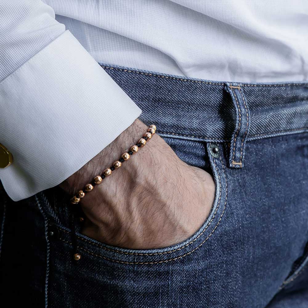 دستبند طلا تمام گوی