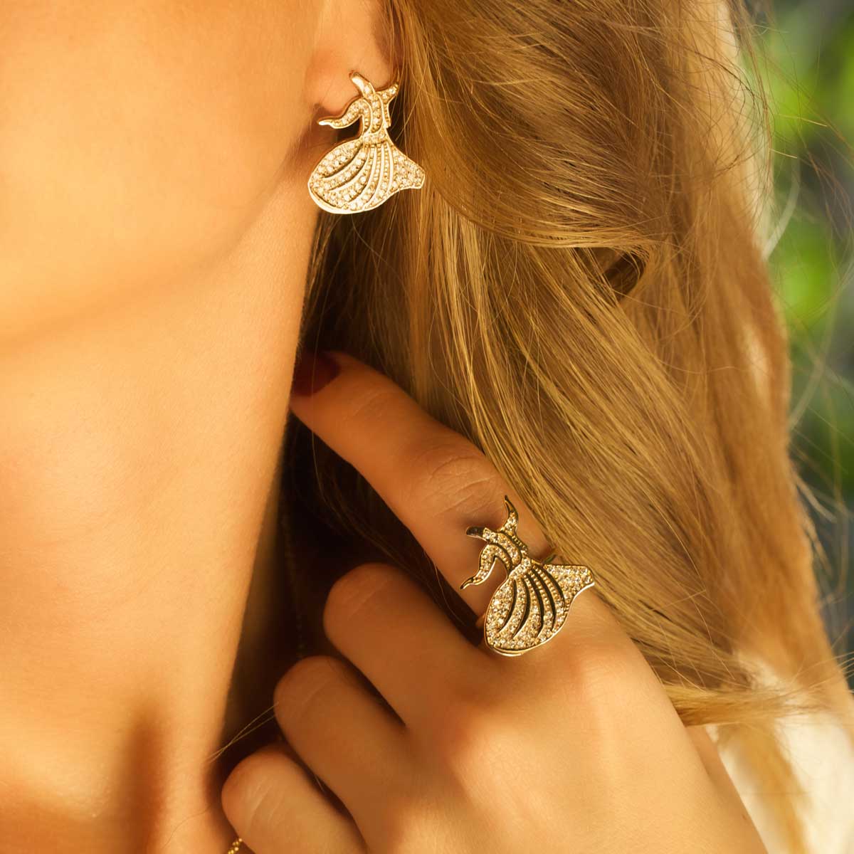 گوشواره طلا رقص سماع