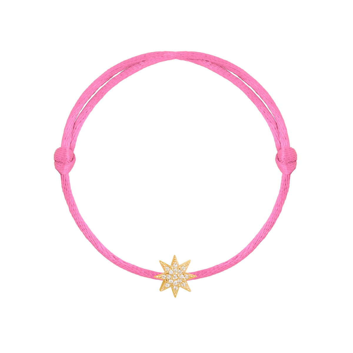 دستبند طلا ستاره نگین دار