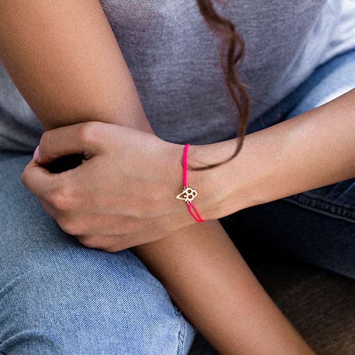 دستبند طلا بافت بستنی پرسته