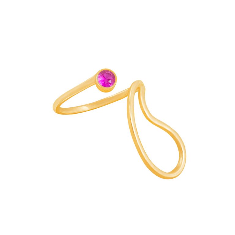 انگشتر طلا باد و گندم - تصویر 3