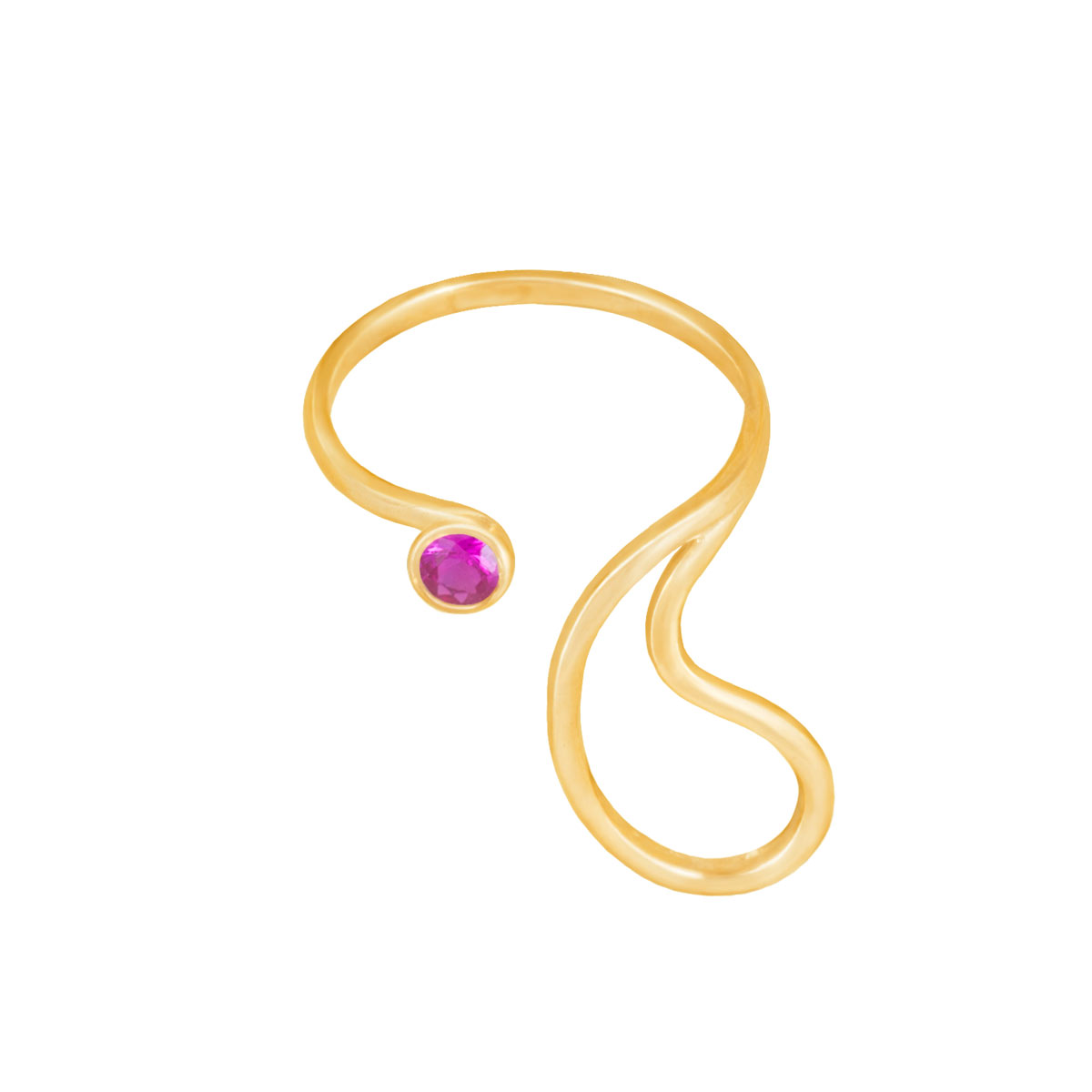 انگشتر طلا باد و گندم پرسته