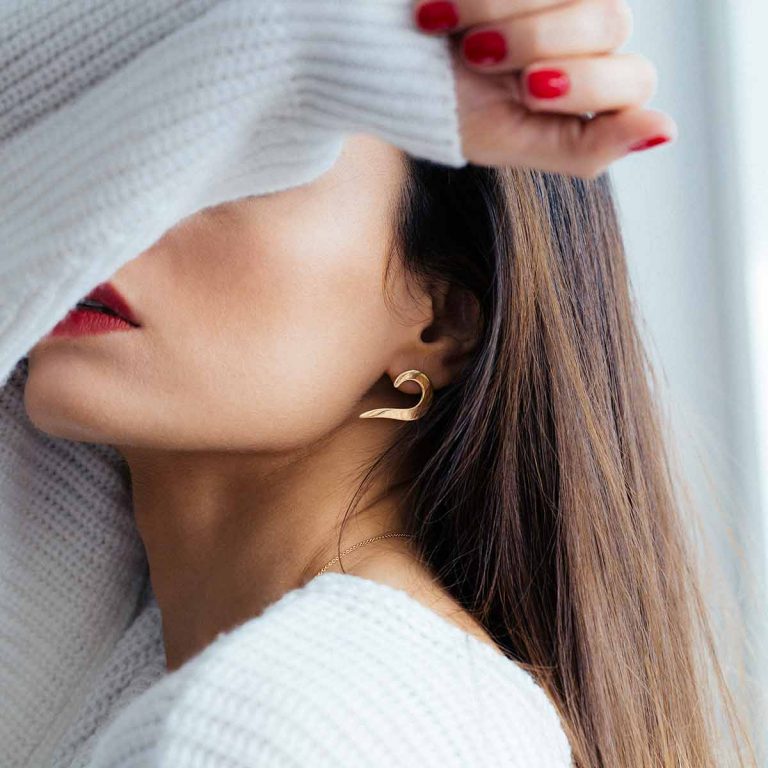 گوشواره طلا قلب Heart پرسته