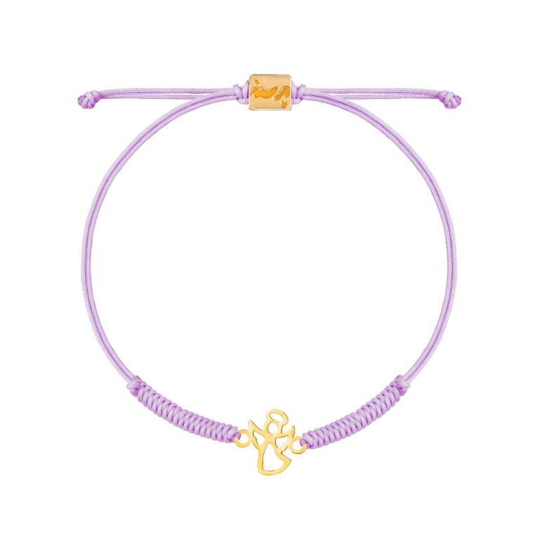 دستبند طلا بافت فرشته |parasteh