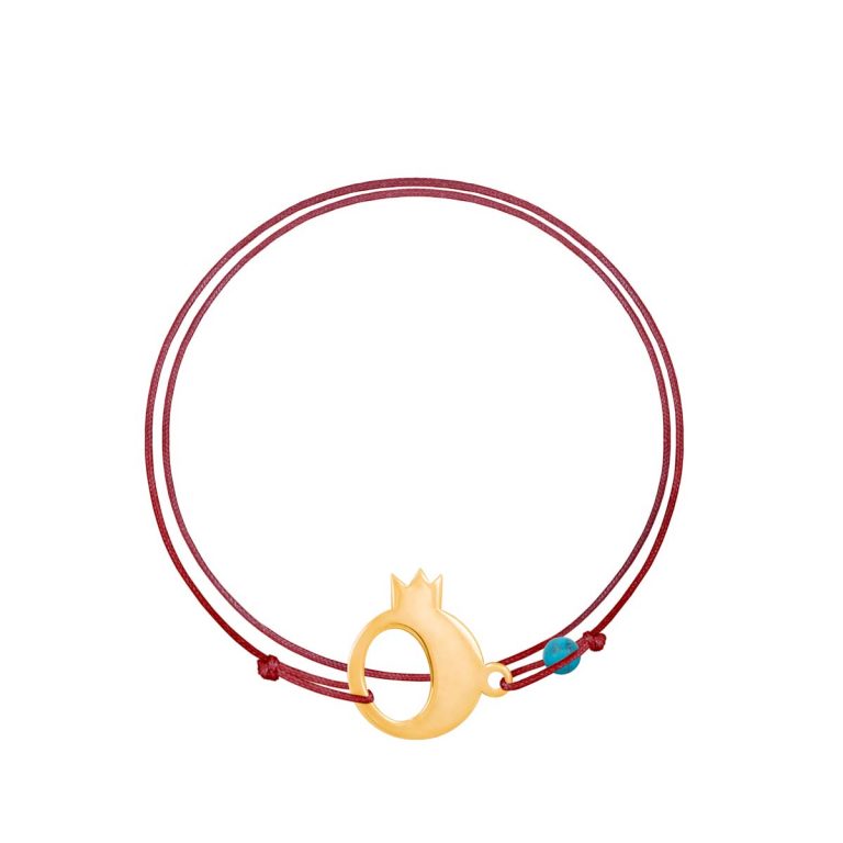 دستبند طلا انار تو خالی parasteh