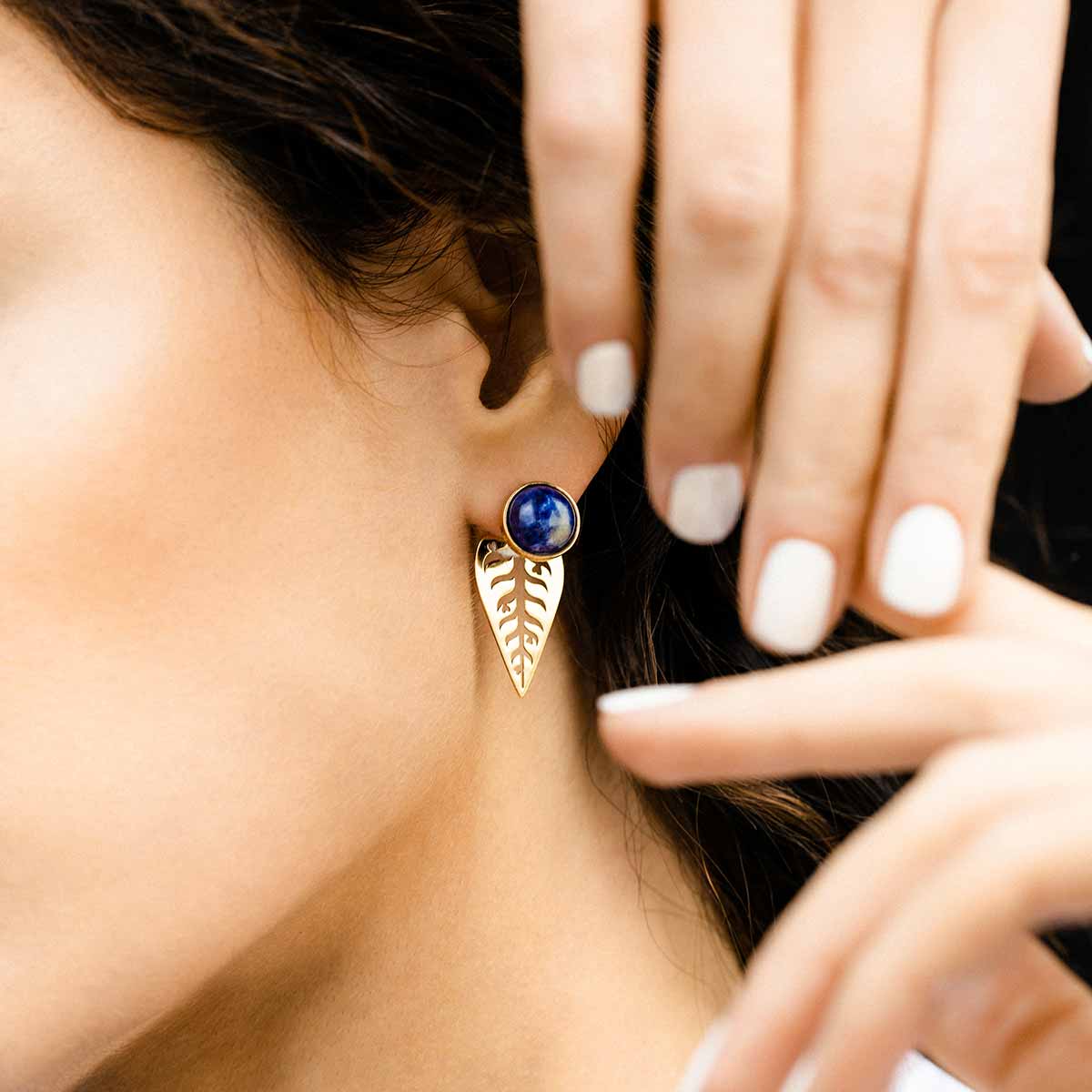 گوشواره طلا سرو مهر پرسته