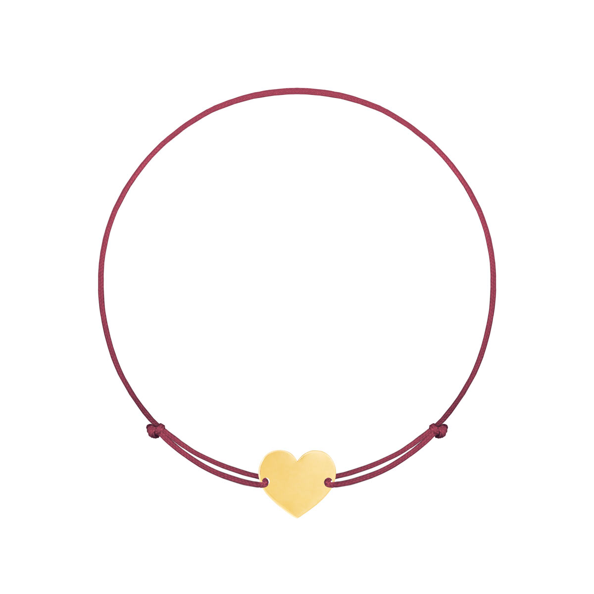 دستبند طلا قلب پرسته