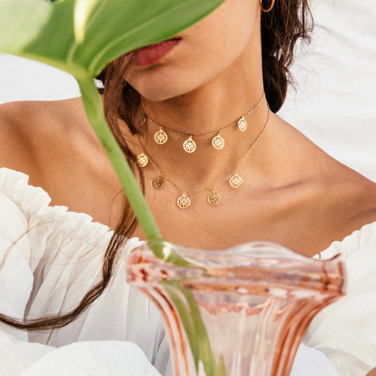 گردنبند طلا خورشید - تصویر 3