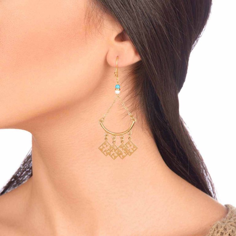 گوشواره طلا نورا - تصویر 2