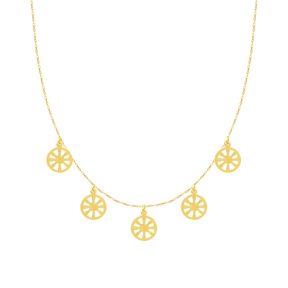 گردنبند طلا شمس پرسته