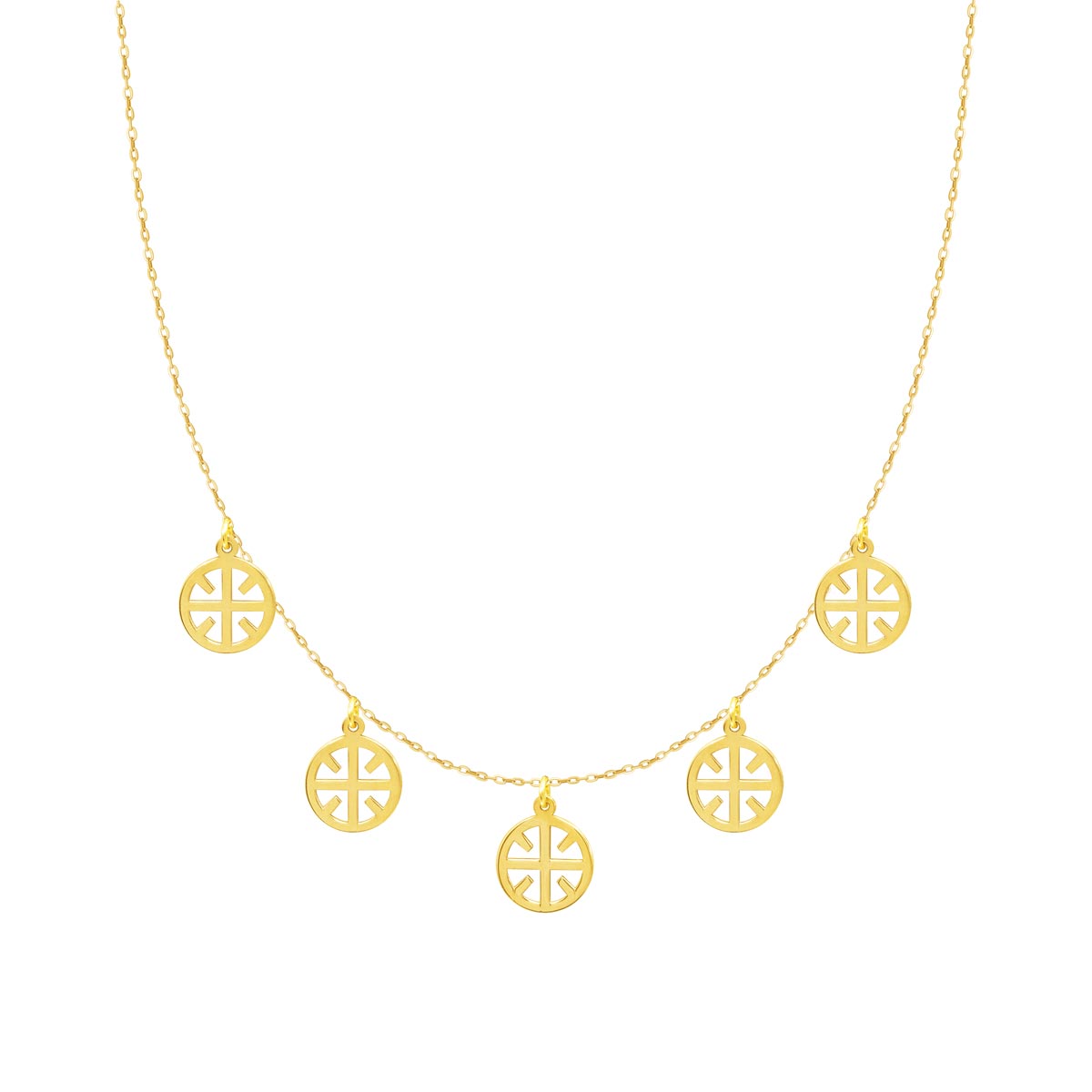 گردنبند طلا نور پرسته