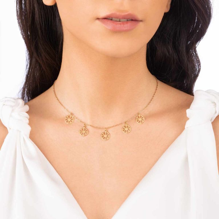 گردنبند طلا شمس - تصویر 2