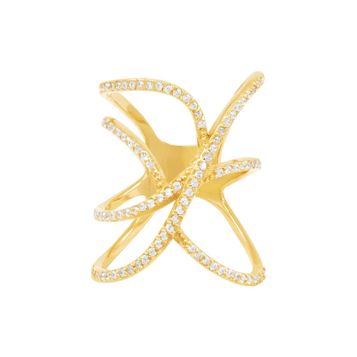 انگشتر طلا پرسته Lady gaga