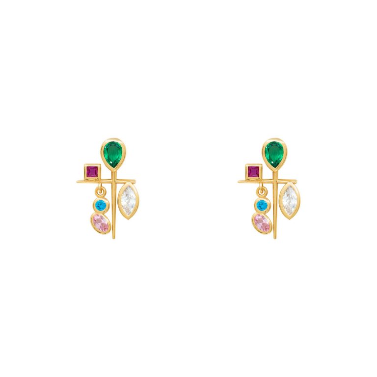 گوشواره طلا آتوسا پرسته گوشواره طلا آتوسا