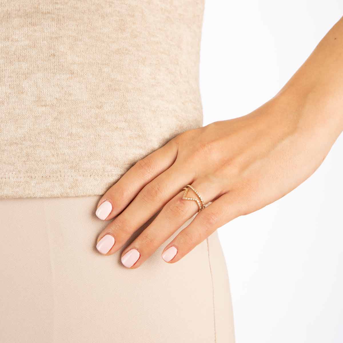 انگشتر طلا تاج پرسته