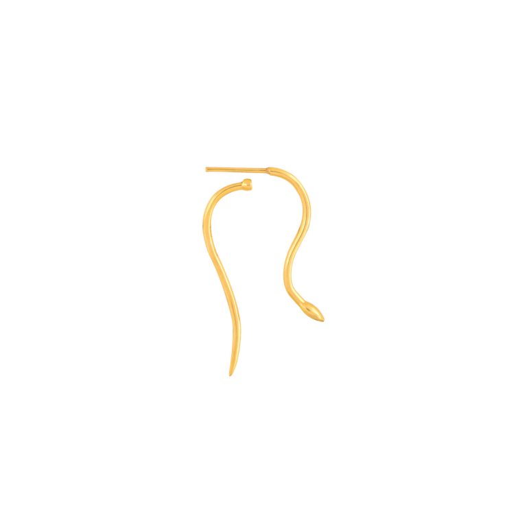 گوشواره طلا مار - تصویر 2