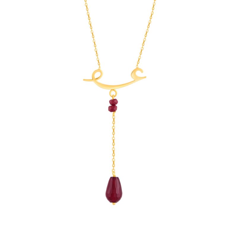 گردنبند طلا عشق و اشک