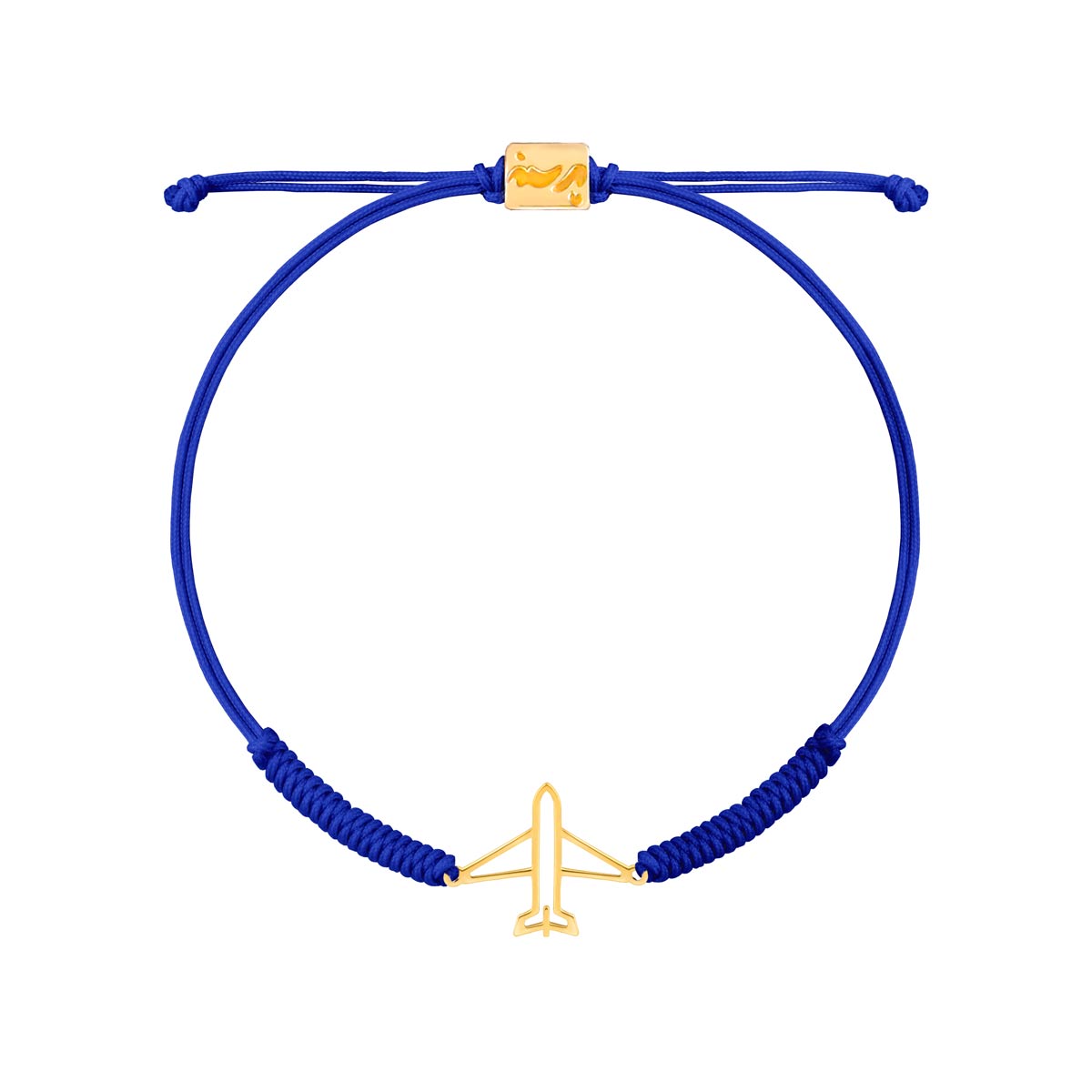 WBB299 دستبند طلا بافت هواپیما تو خالی