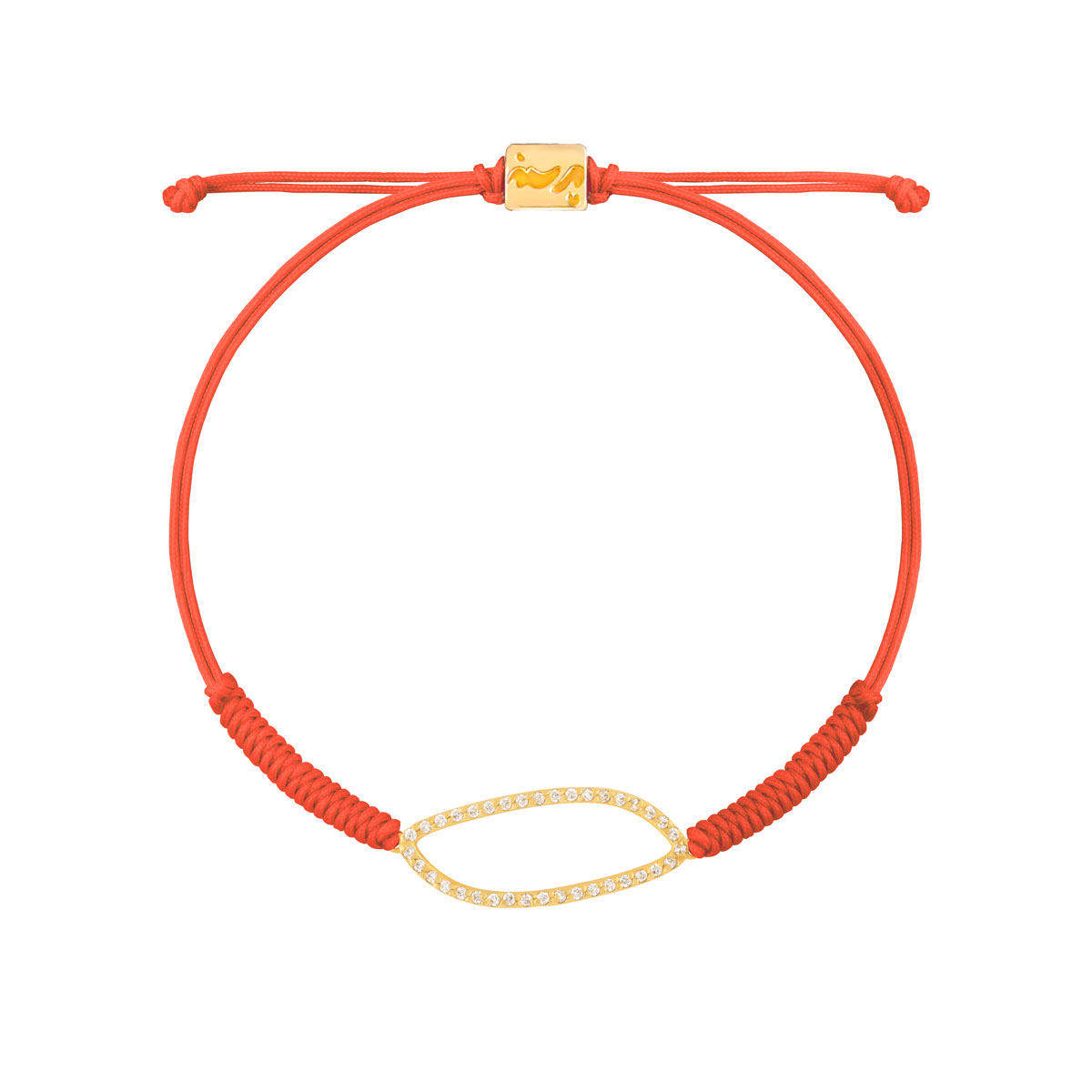 WBB330 دستبند طلا بافت بیضی نگین دار