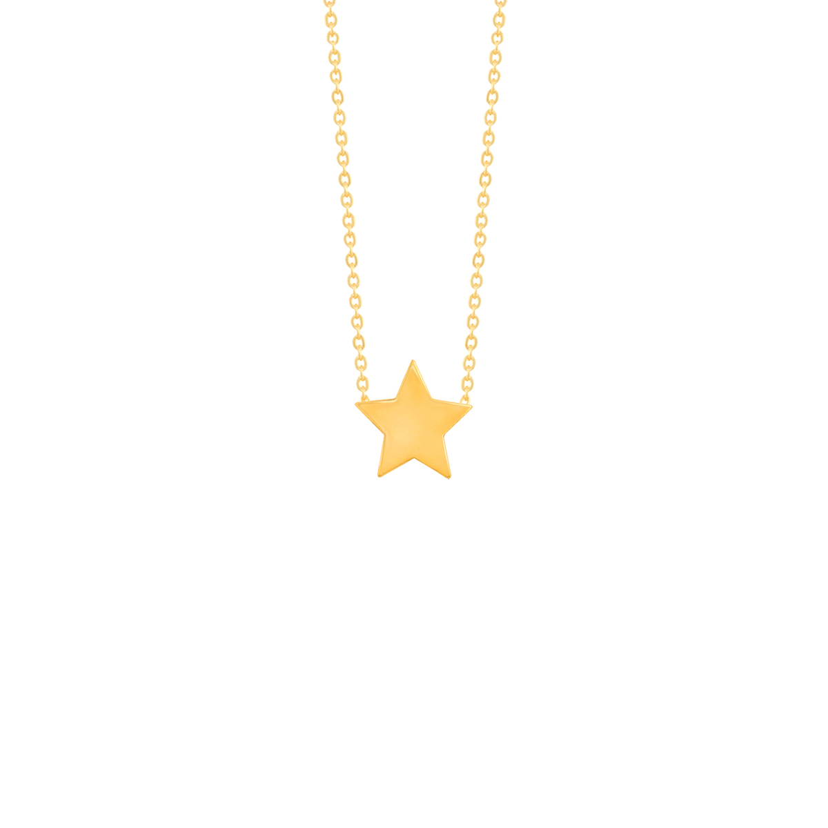 WN336 گردنبند طلا ستاره