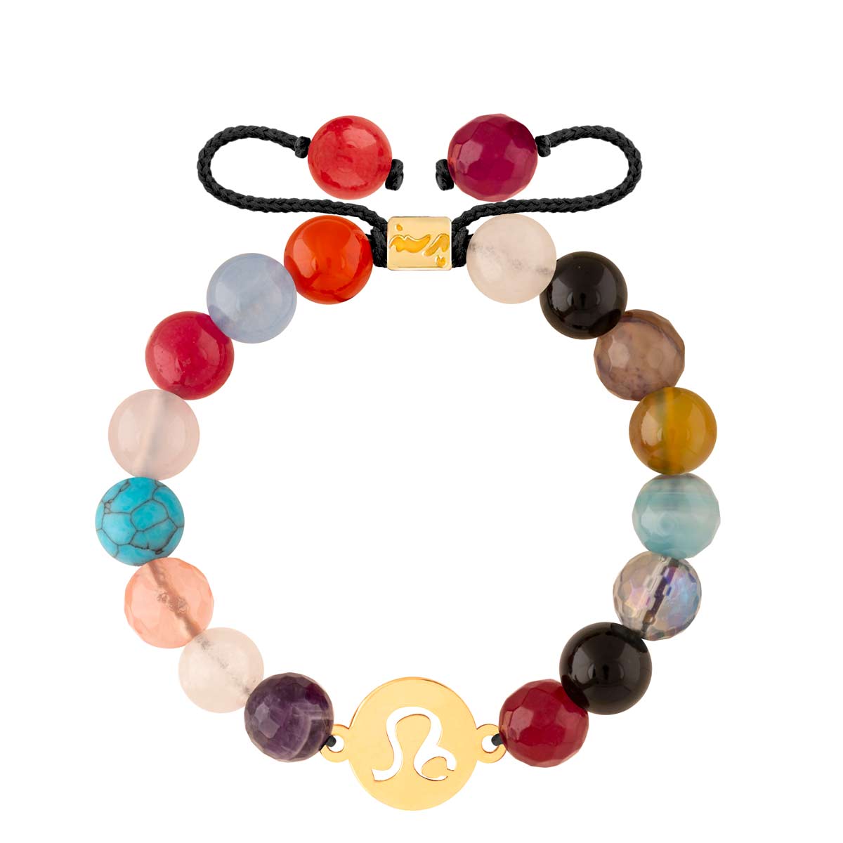 دستبند طلا سنگی نماد ماه مرداد