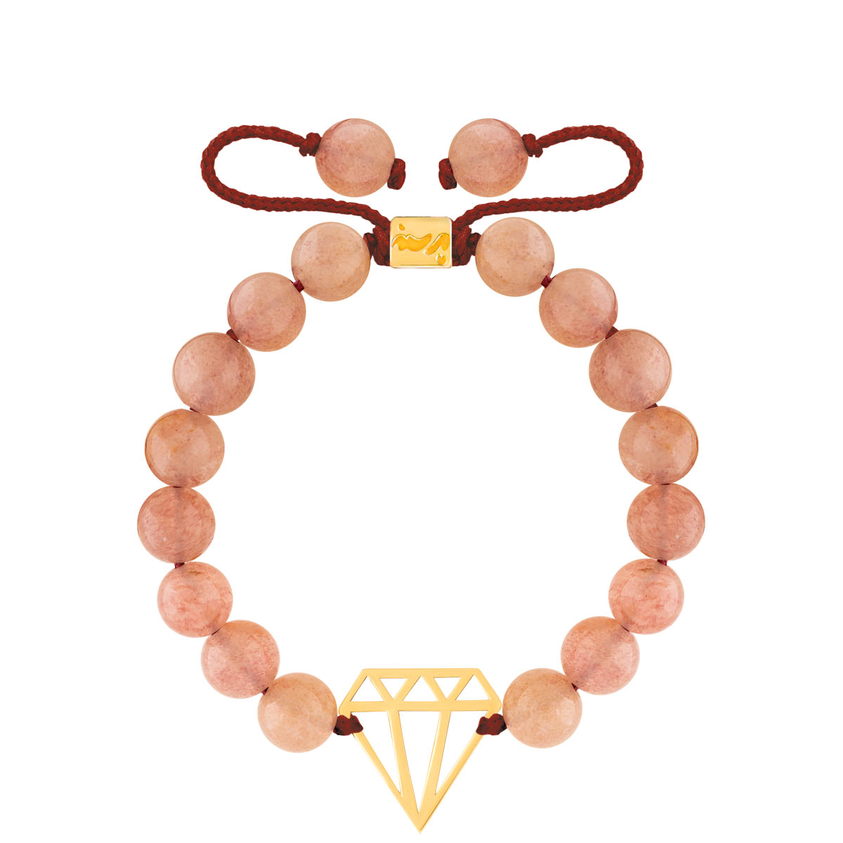 دستبند طلا سنگی الماس