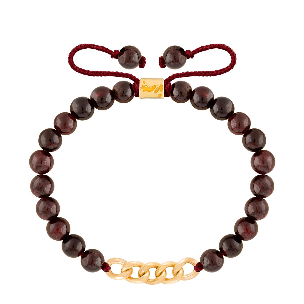 دستبند طلا سنگی شش حلقه کارتیه