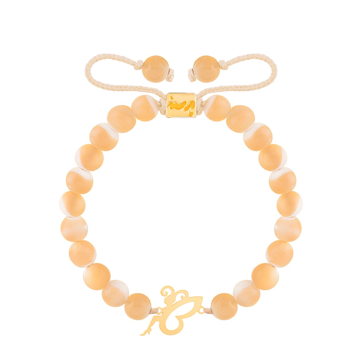 دستبند طلا سنگی ( تینکربل )