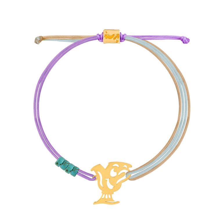 دستبند طلا بافت فنجون