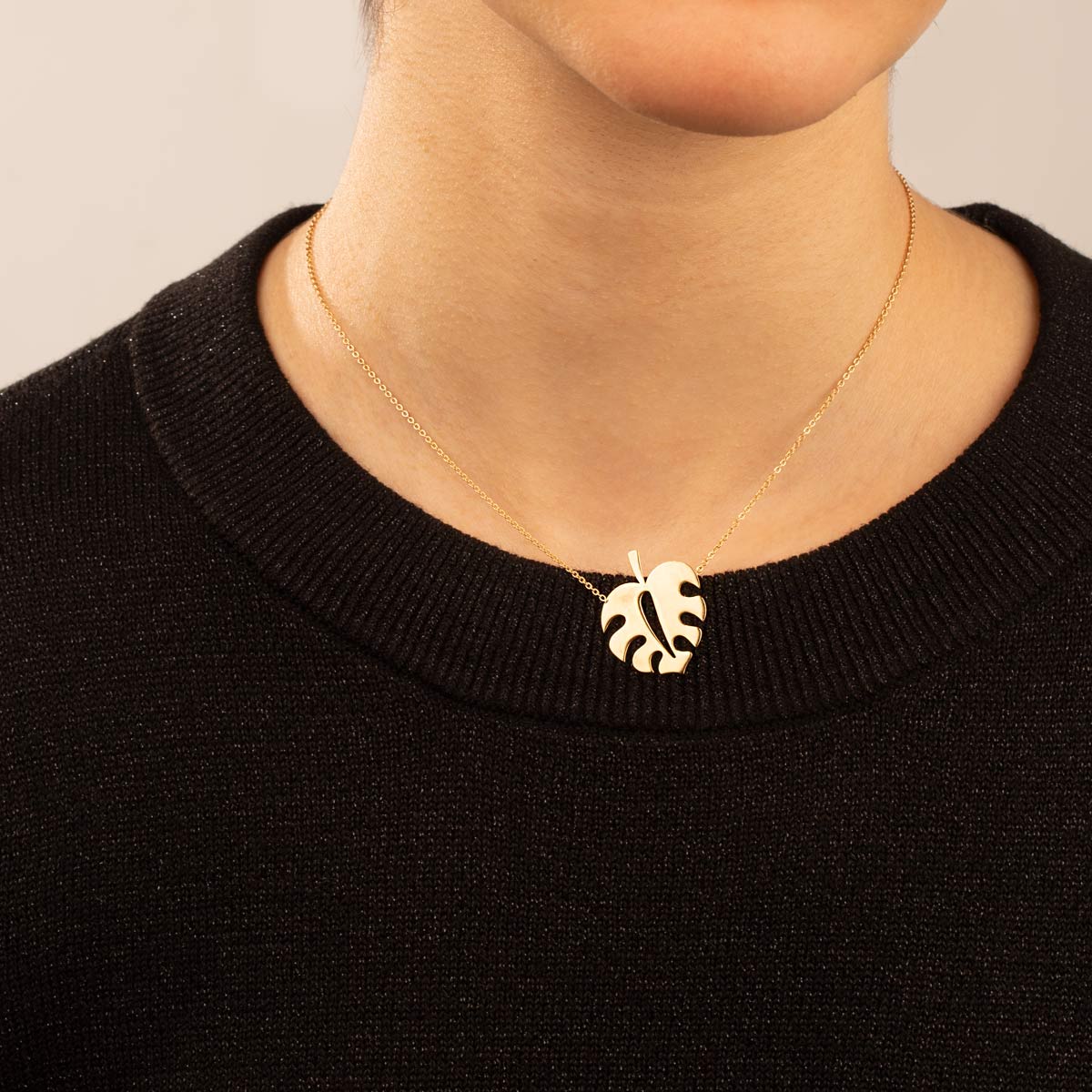 گردنبند طلا برگ انجیری