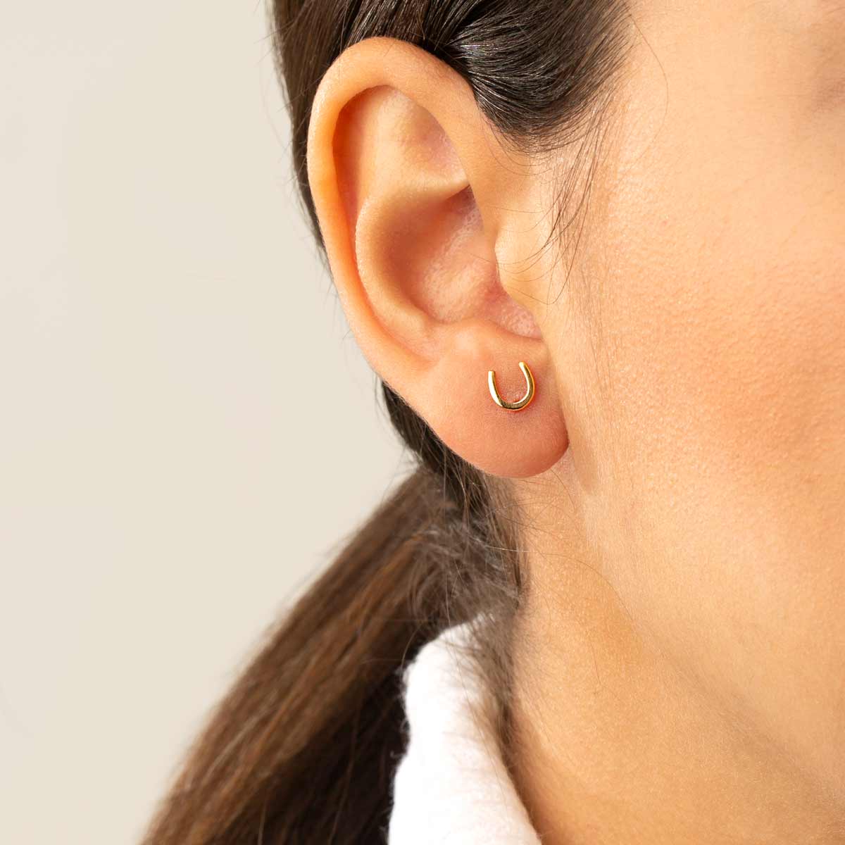 گوشواره طلا نعل