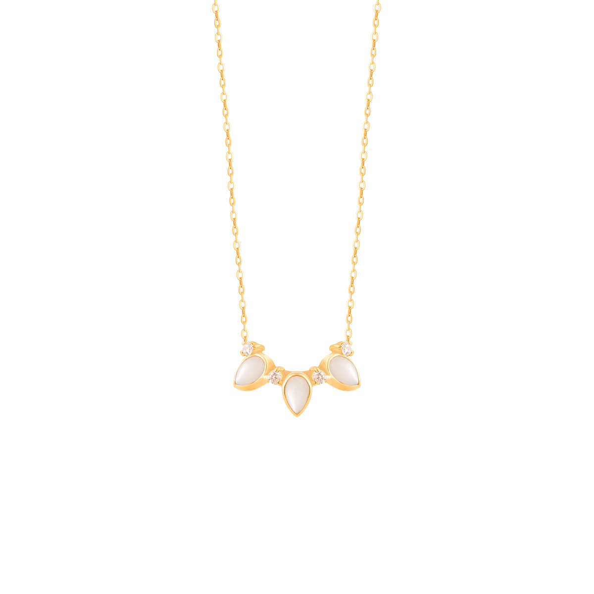 گردنبند طلا مینِلاوا و صدف