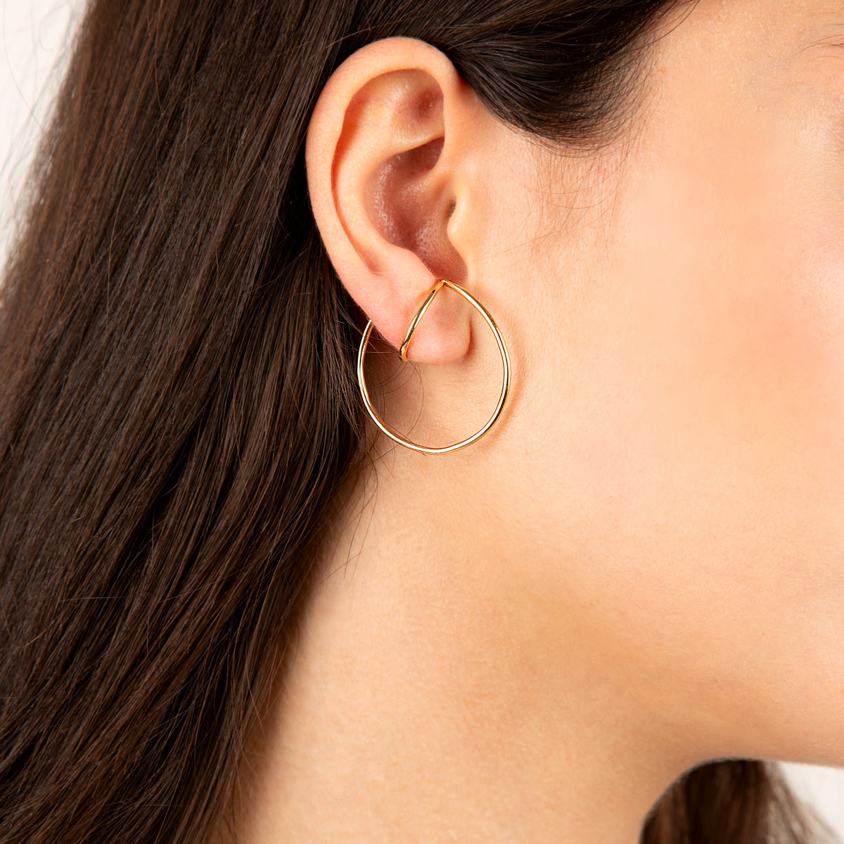 گوشواره طلا موج