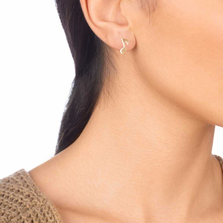 گوشواره طلا نت کوچک