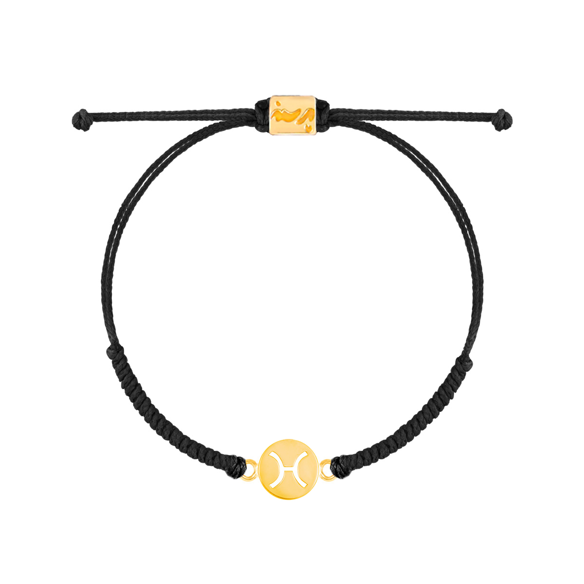 دستبند طلا بافت مکرمه نماد ماه اسفند