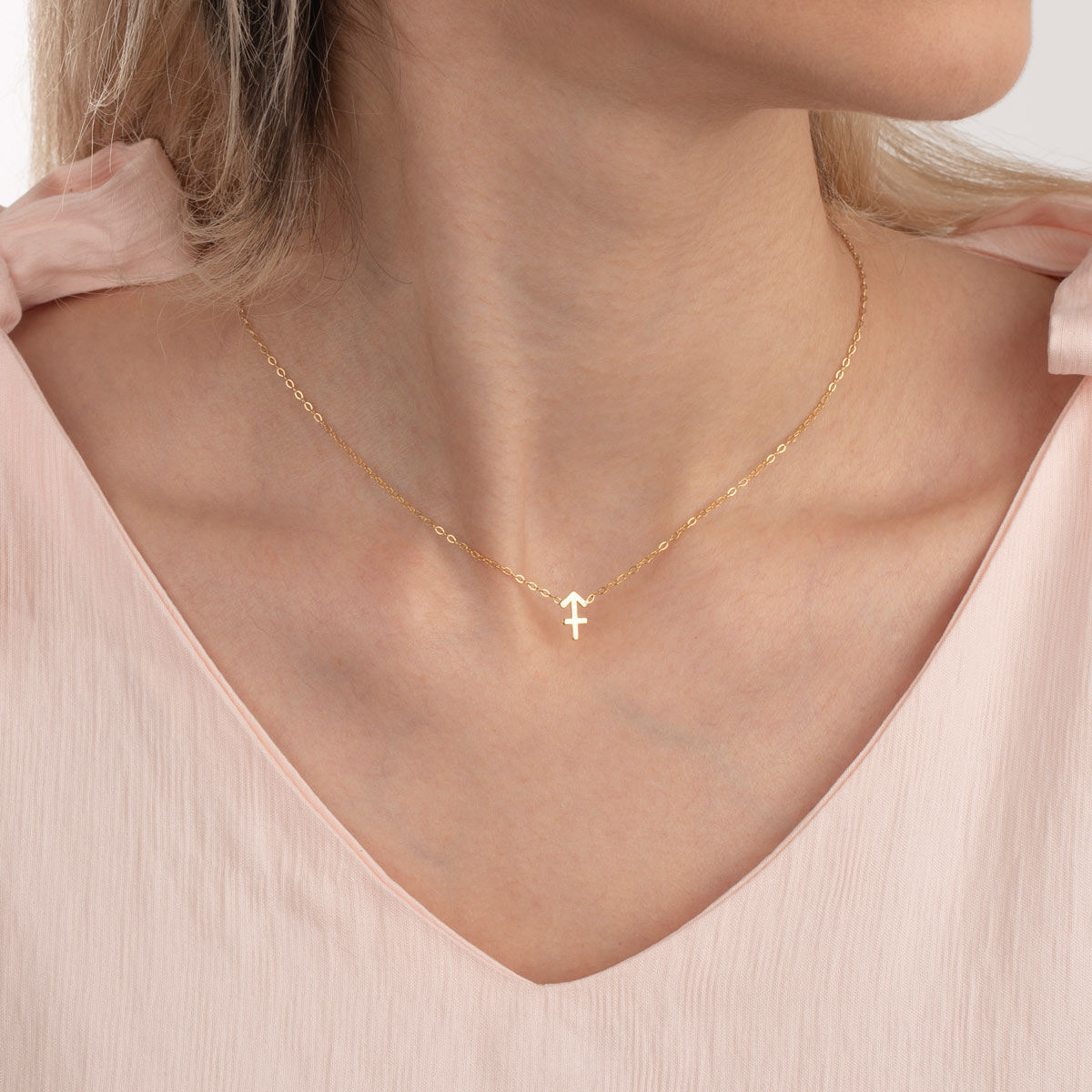 گردنبند طلا ساین ماه آذر