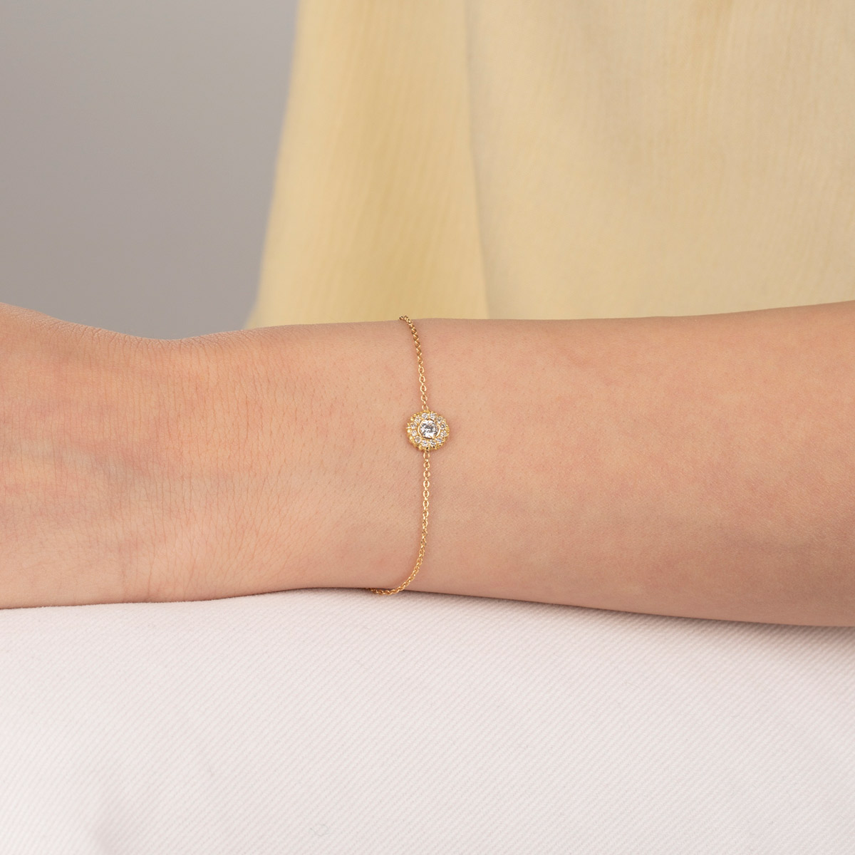 دستبند طلا آفتاب - تصویر 3