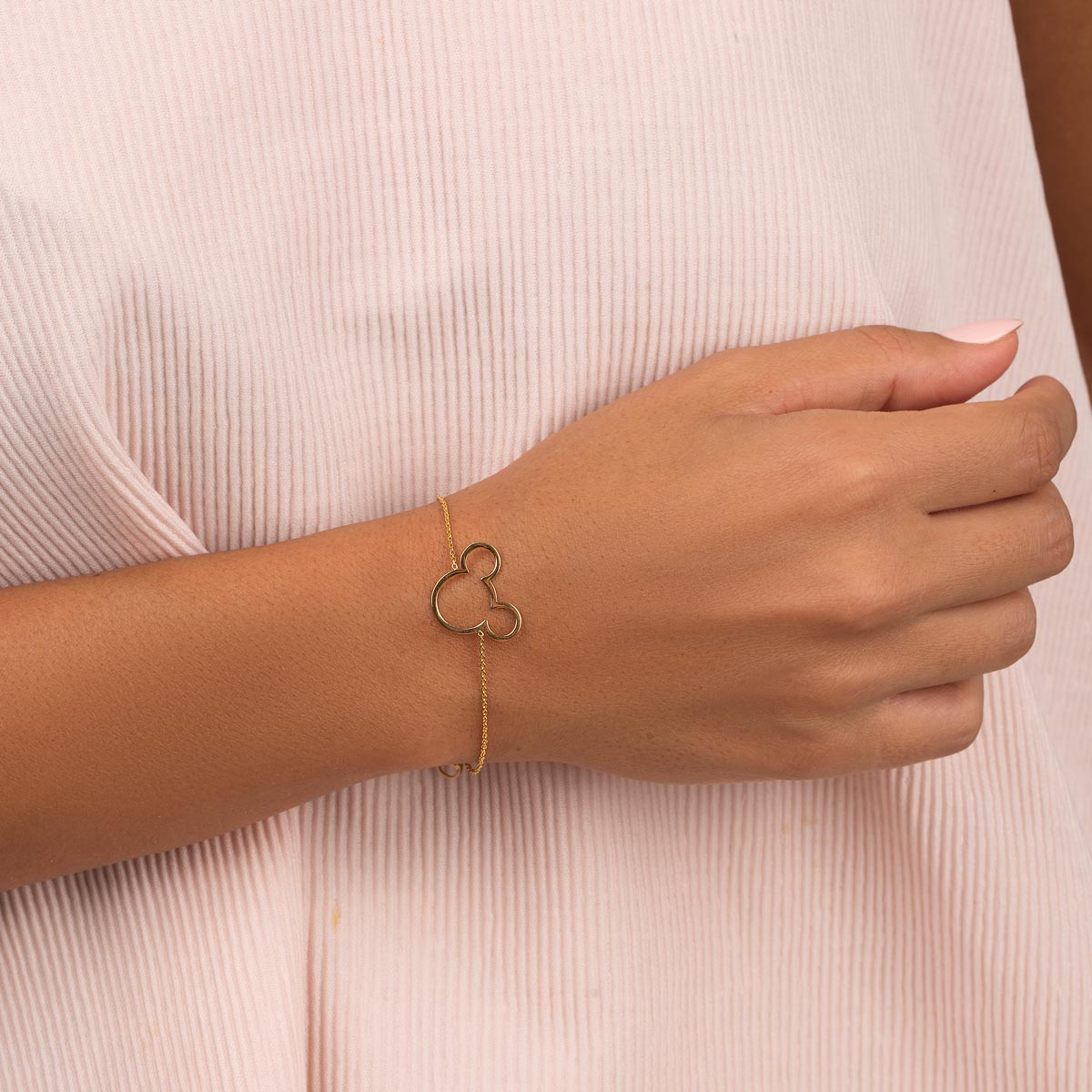 دستبند طلا میکی - تصویر 4
