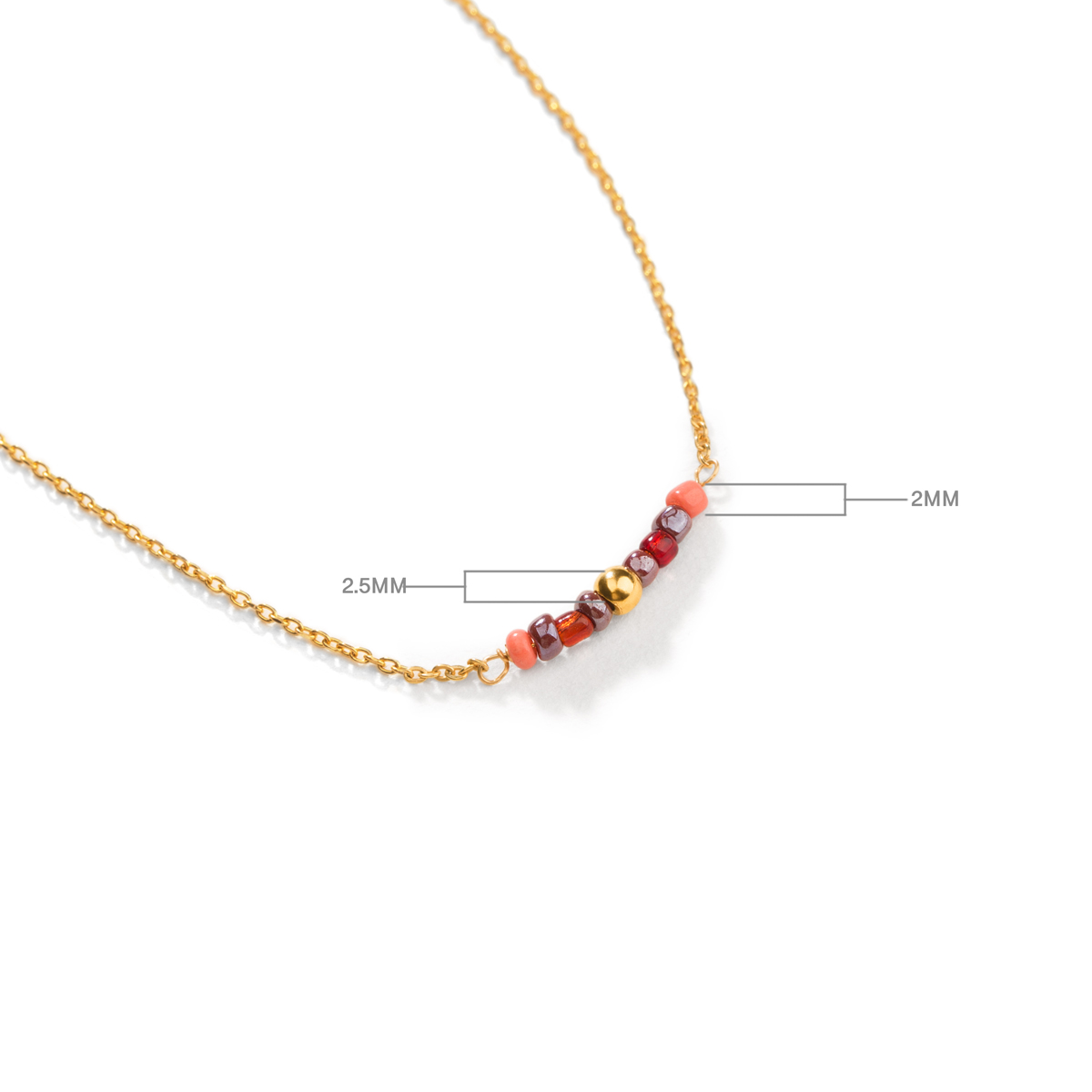 گردنبند طلا فلور