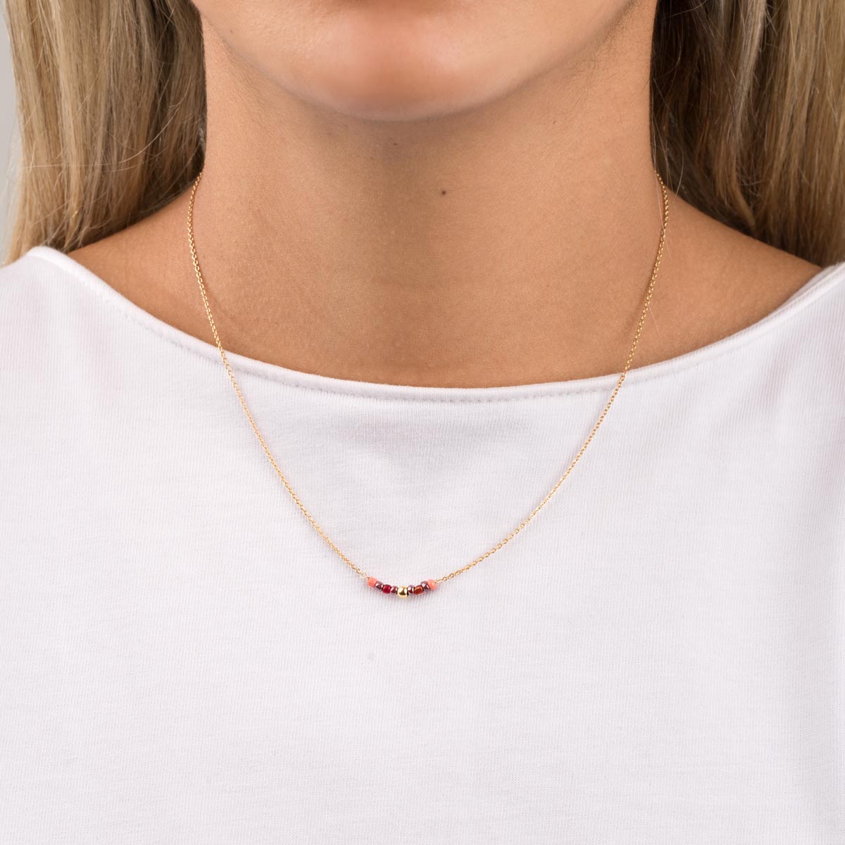 گردنبند طلا فلور