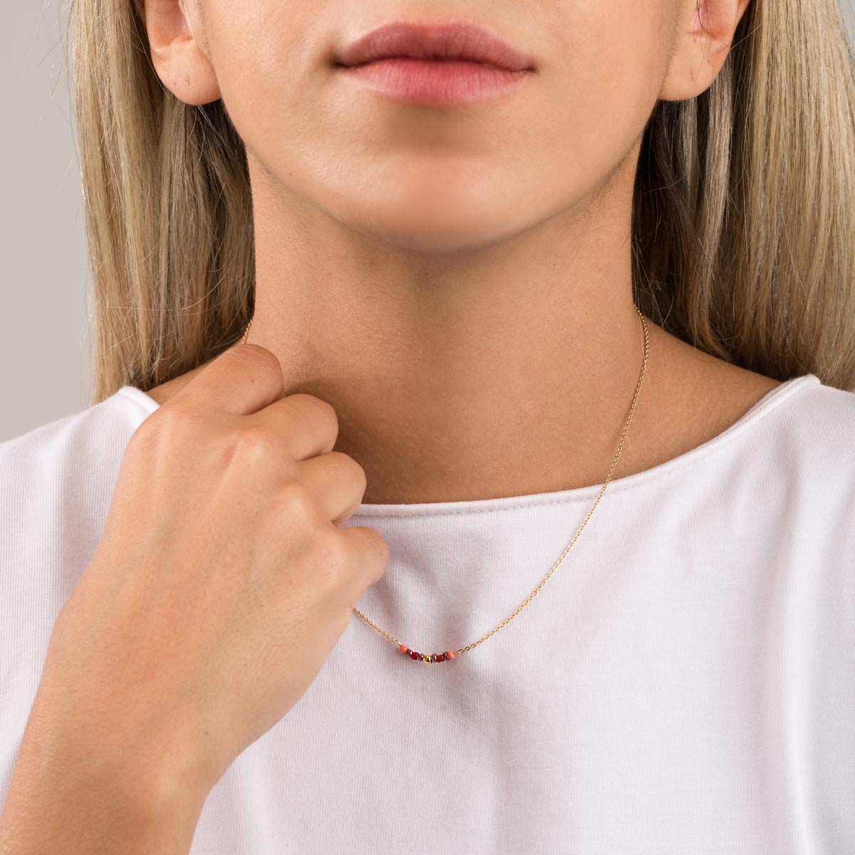 گردنبند طلا فلور