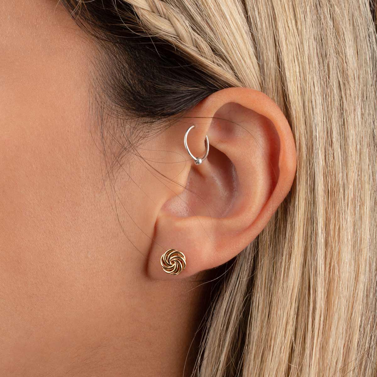 گوشواره طلا گل پیچک