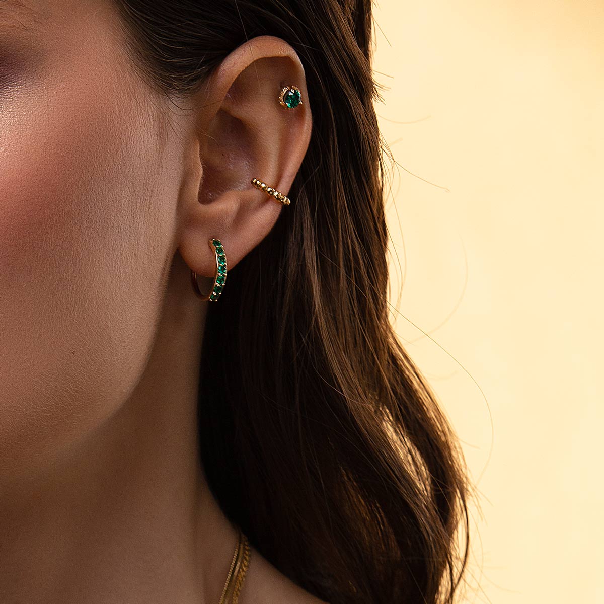 ایر کاف ''ear cuff" طلا تارلا - تصویر 5