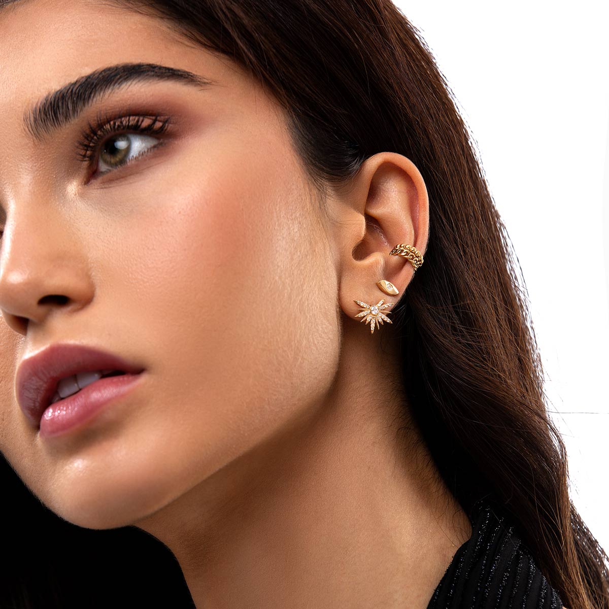 ایر کاف ''ear cuff" طلا کارتیه - تصویر 4
