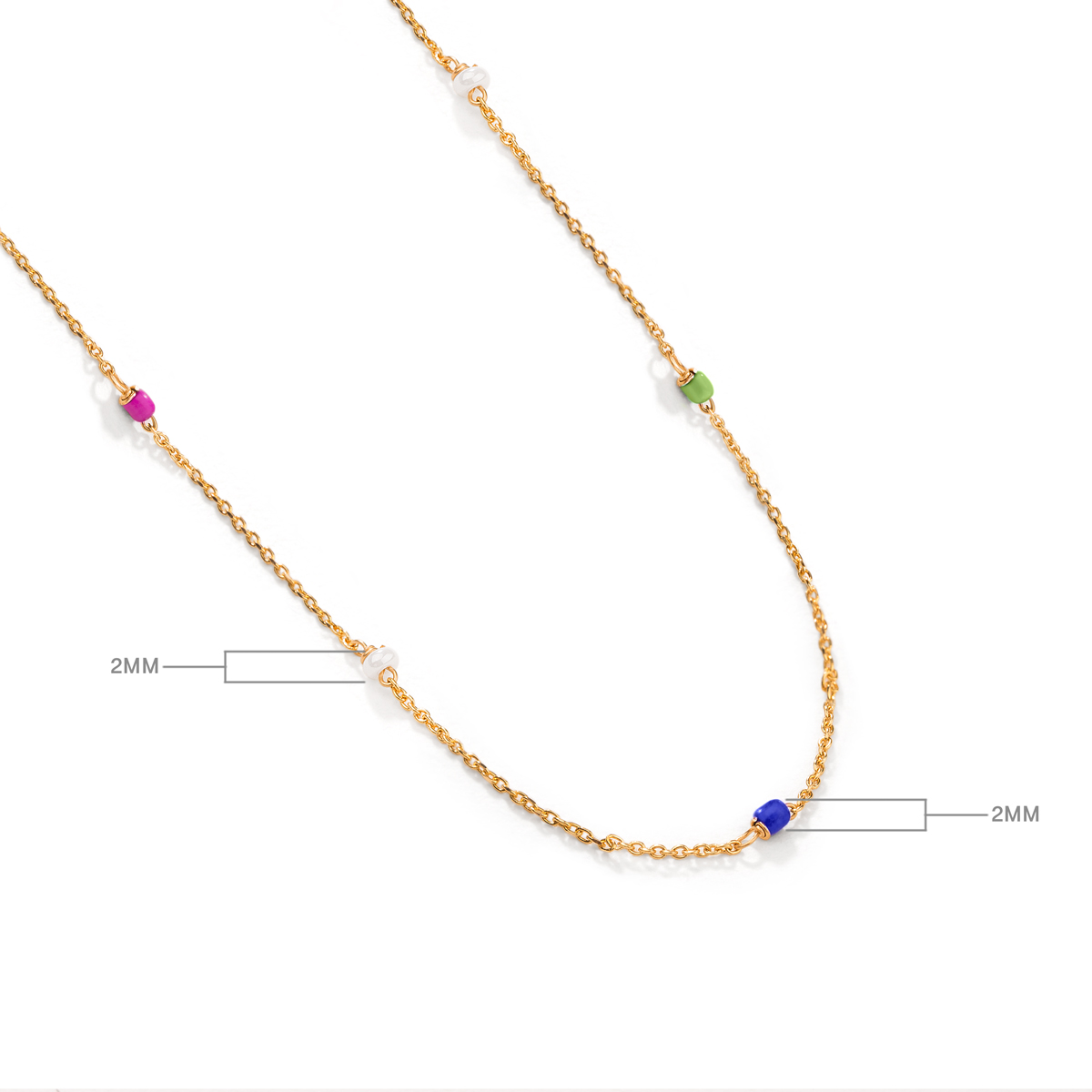 گردنبند منجوقی آرمیتا رنگی