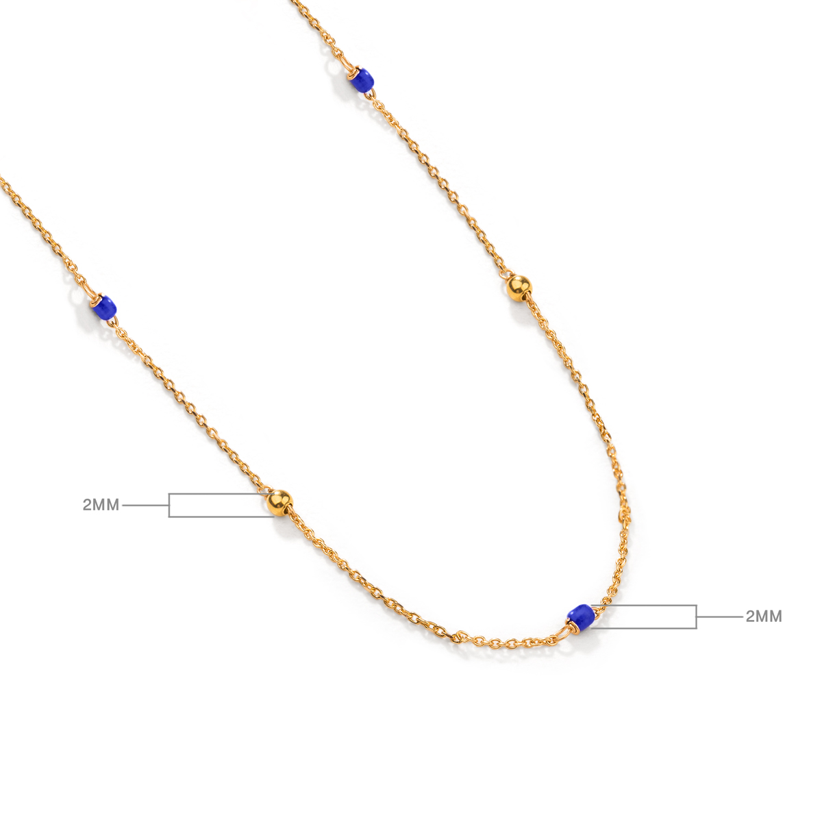 گردنبند منجوقی آرمیتا آبی