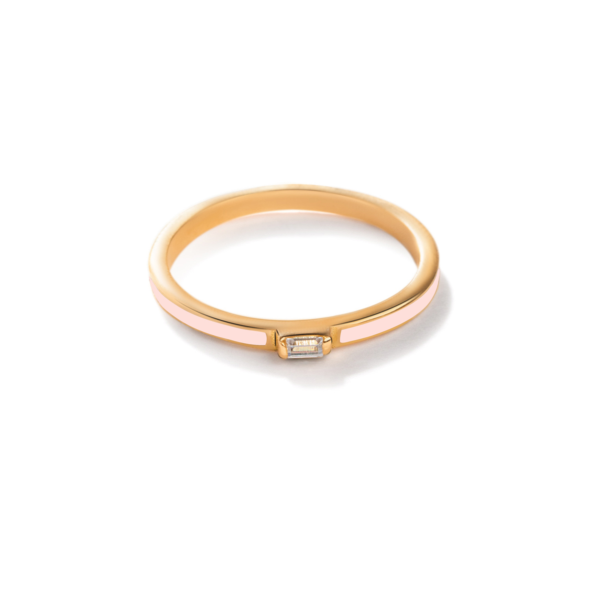 انگشتر طلا لورا صورتی