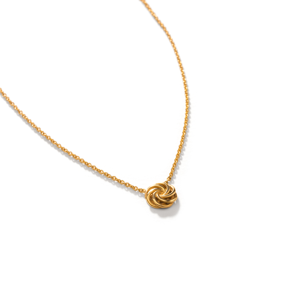 WN1010 گردنبند طلا گل پیچک